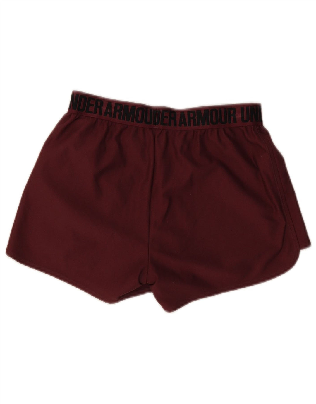 Under Armour Womens Graphic Sport Shorts XS Burgundy Polyester