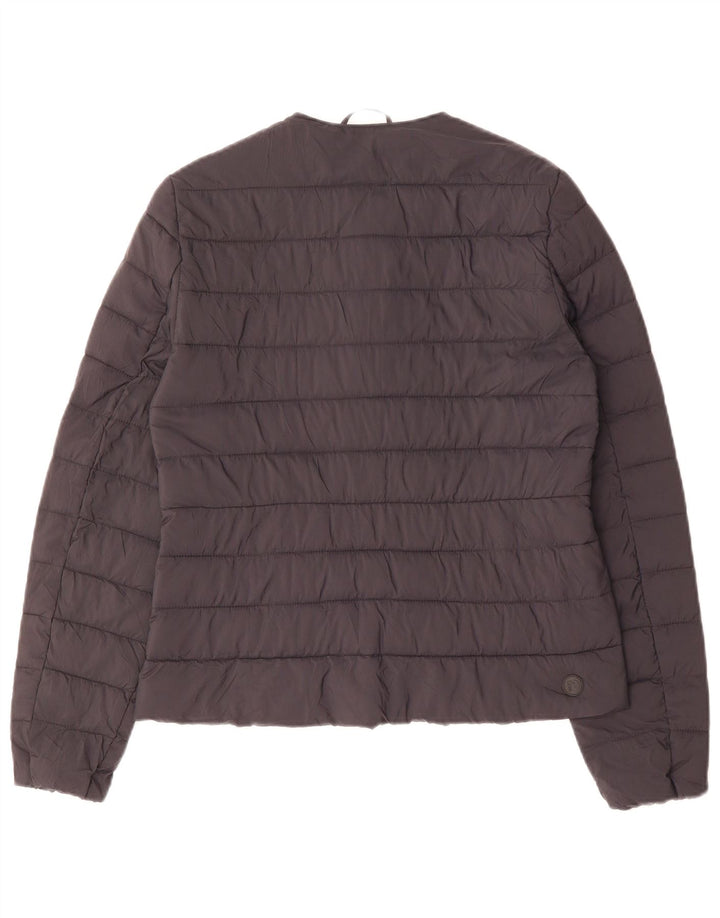 Dack's Womens Padded Jacket UK 10 Small Navy Blue Nylon