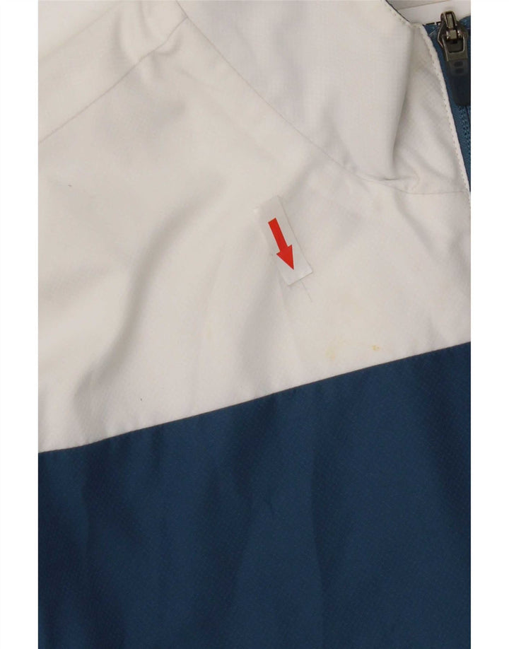 Lacoste Mens Graphic Tracksuit Top Jacket Size 3 Small Blue Colourblock