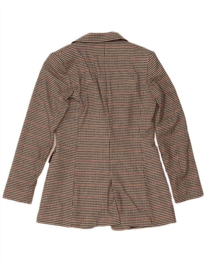 Massimo Dutti Womens Double Breasted Blazer Jacket EU 34 2XS Beige