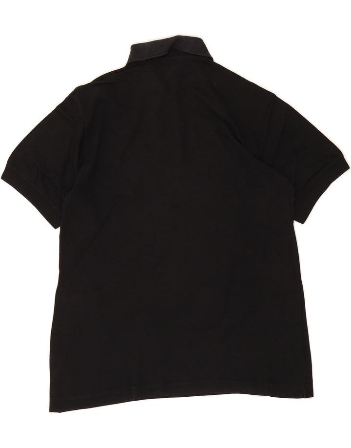 SERGIO TACCHINI Mens Polo Shirt Small Black Cotton Vintage Sergio Tacchini and Second-Hand Sergio Tacchini from Messina Hembry 