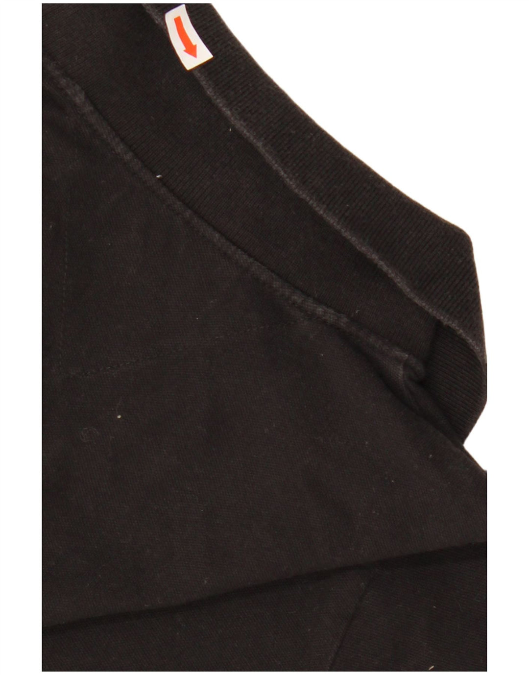 TOMMY HILFIGER Womens Polo Shirt UK 8 Small Black Cotton