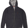 Penguin Mens Zip Hoodie Sweater Medium Navy Blue