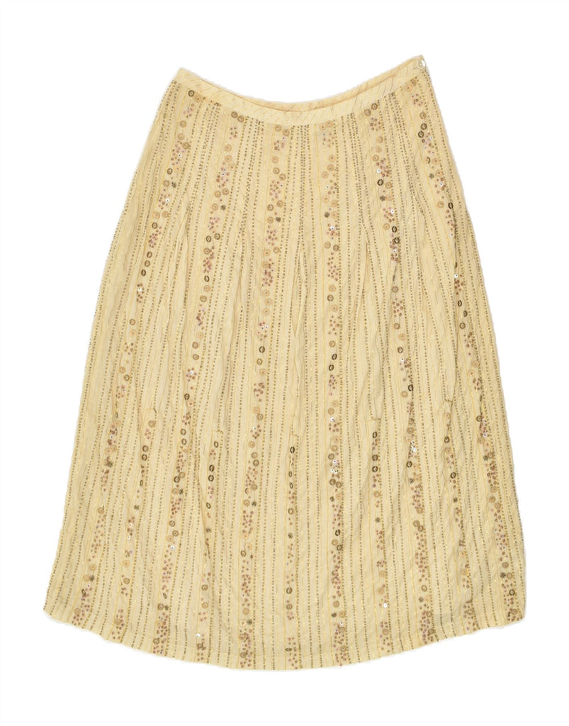 GLENFIELD Womens Straight Skirt IT 44 Medium W30  Beige | Vintage Glenfield | Thrift | Second-Hand Glenfield | Used Clothing | Messina Hembry 