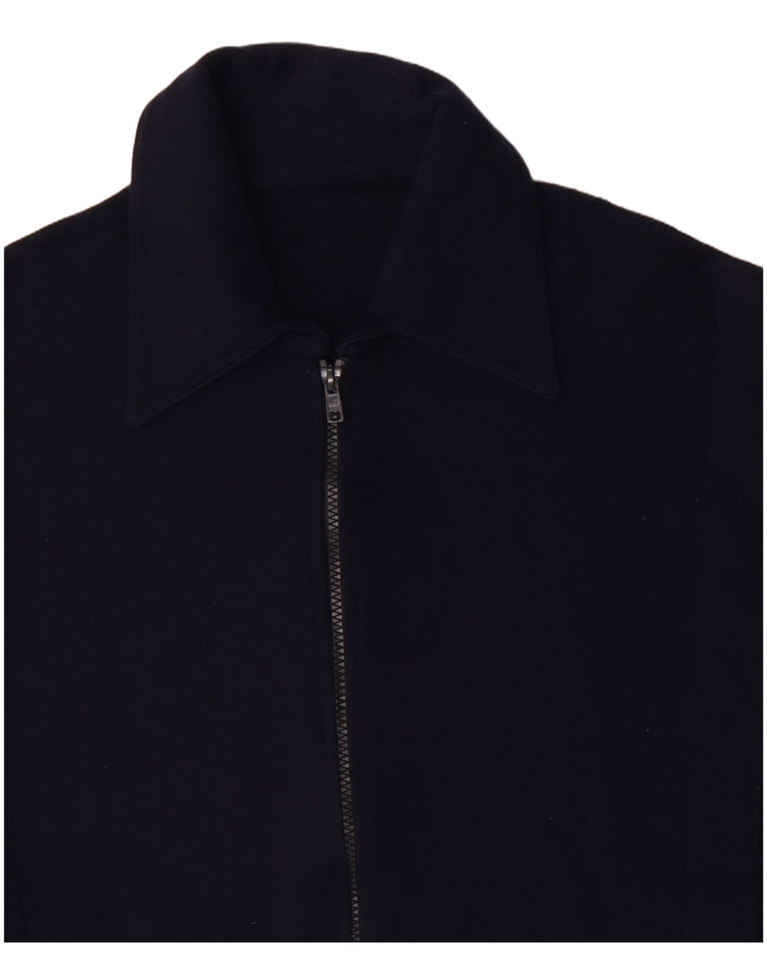 Vintage Mens Cardigan Sweater Medium Navy Blue Wool