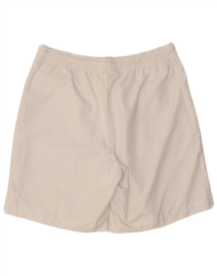 Lacoste Mens Sport Shorts Size 4 Medium  White Polyester