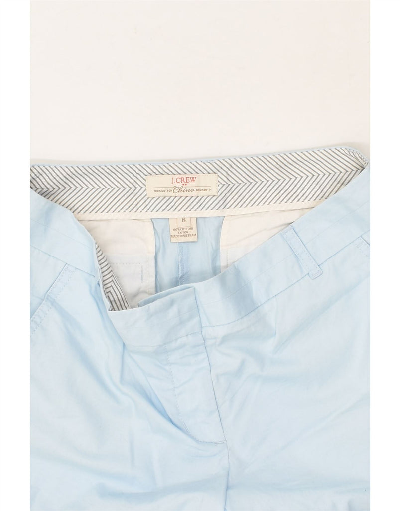 J. CREW Womens Chino Shorts US 8 Medium W30 Blue Cotton | Vintage J. Crew | Thrift | Second-Hand J. Crew | Used Clothing | Messina Hembry 