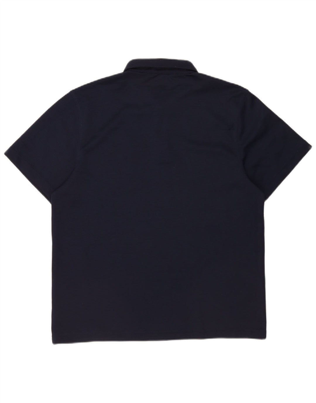 Reebok Mens Polo Shirt Large Navy Blue Polyester