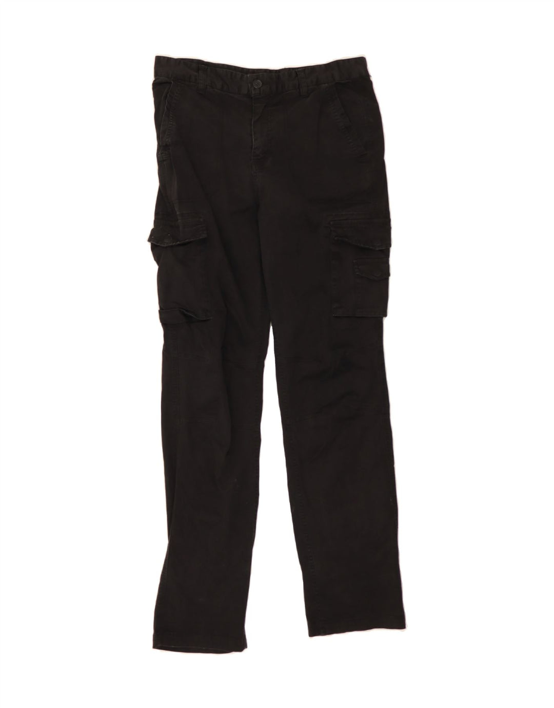 MOSSIMO Womens Slim Cargo Trousers W30 L31 Black Cotton Vintage Mossimo and Second-Hand Mossimo from Messina Hembry 