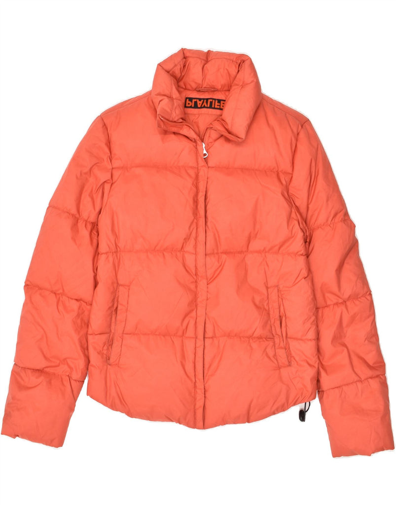 VINTAGE Womens Padded Jacket UK 12 Medium Orange | Vintage Vintage | Thrift | Second-Hand Vintage | Used Clothing | Messina Hembry 