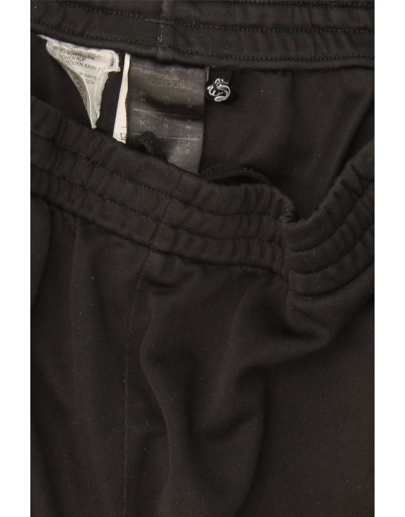 ADIDAS Womens Dri Fit Tracksuit Trousers UK 12 Medium  Black Polyester Vintage Adidas and Second-Hand Adidas from Messina Hembry 