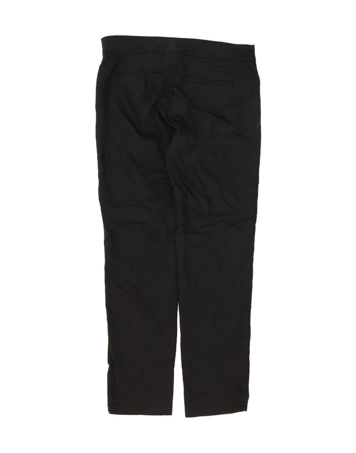 CHAPS Womens Straight Casual Trousers US 6 Medium W30 L29 Black Cotton Vintage Chaps and Second-Hand Chaps from Messina Hembry 