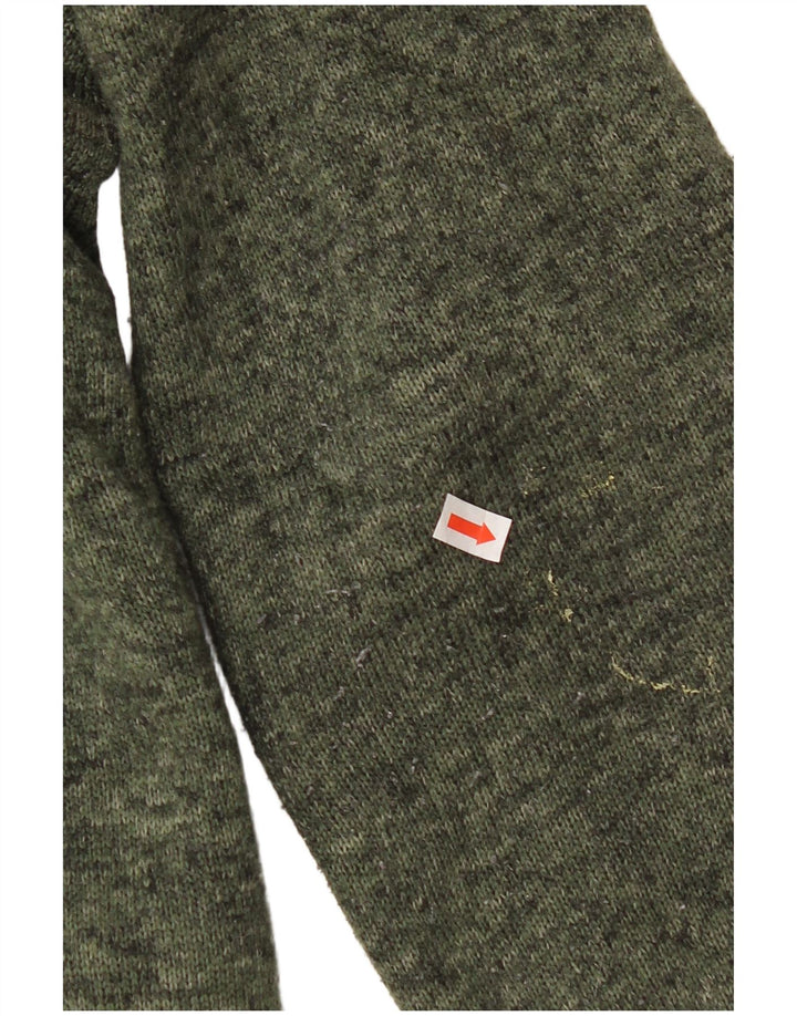 Mountain Warehouse Mens Tracksuit Top Jacket Large Khaki Flecked Polyester