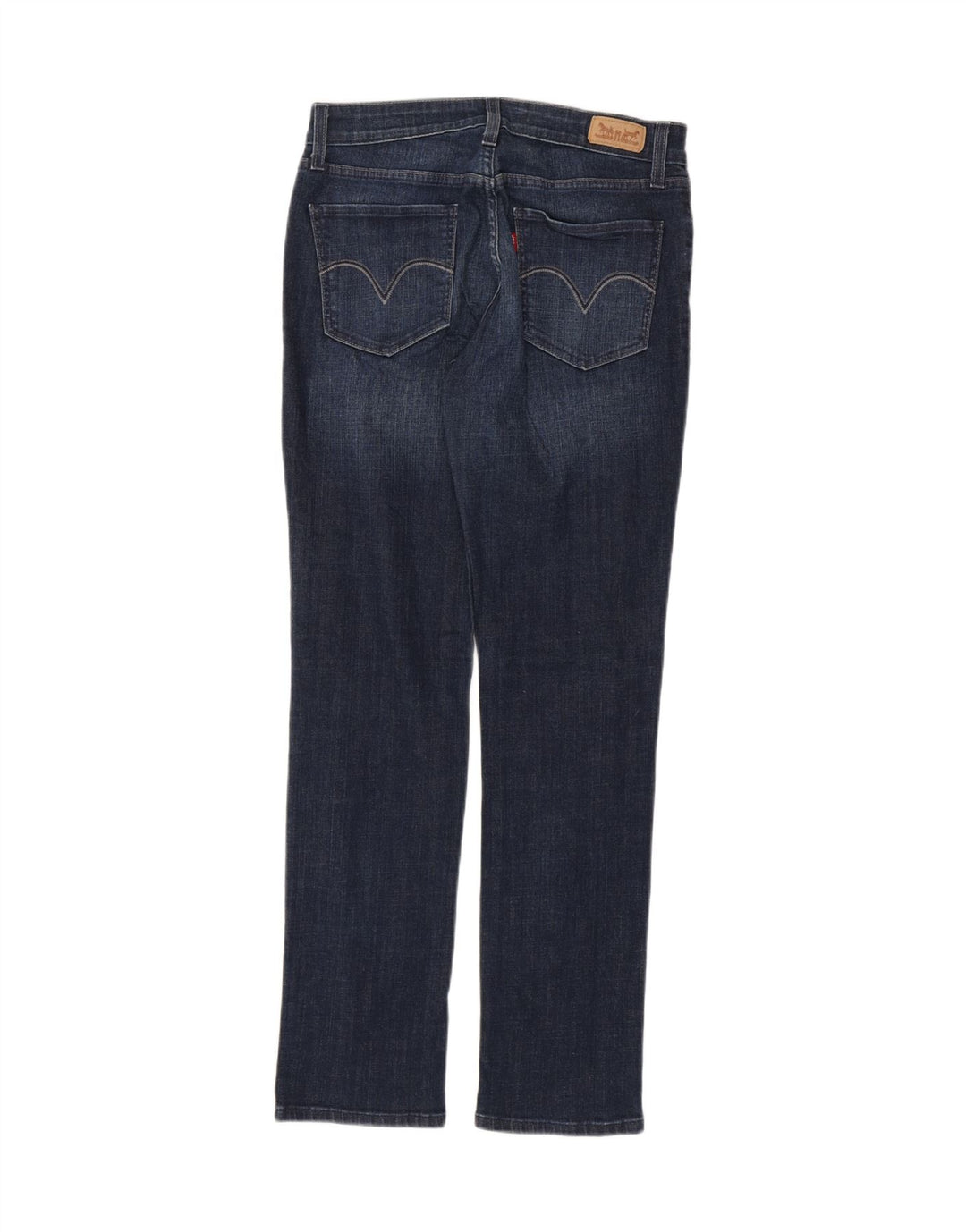 LEVI'S Womens Straight Jeans W28 L30 Navy Blue Vintage Levi's and Second-Hand Levi's from Messina Hembry 