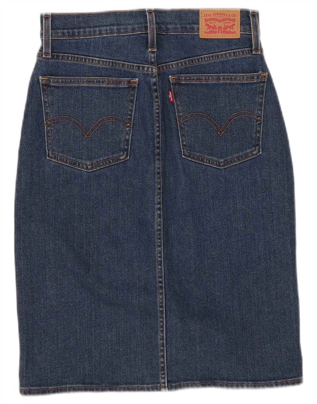 Levi's Womens Denim Skirt W24 XS Blue Cotton