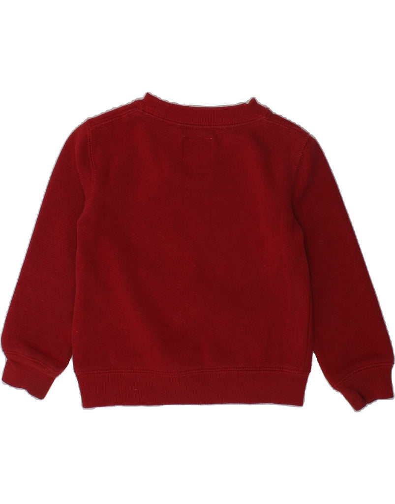 LEVI'S Baby Girls Graphic Sweatshirt Jumper 18-24 Months Red Cotton | Vintage Levi's | Thrift | Second-Hand Levi's | Used Clothing | Messina Hembry 