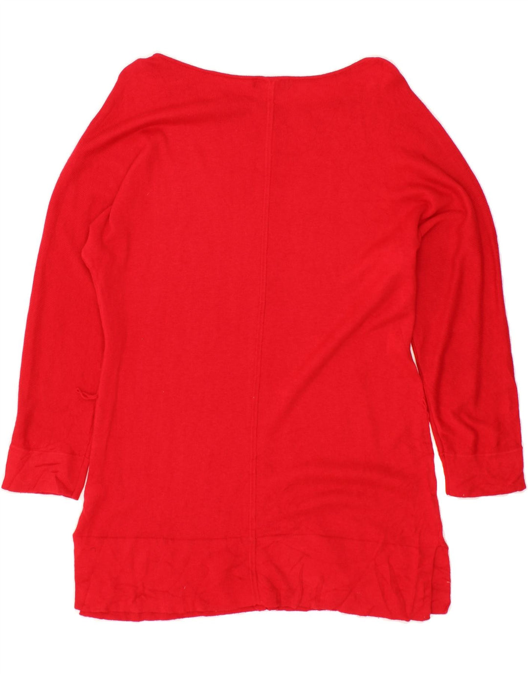 CHAPS Womens Boat Neck Jumper Sweater UK 16 Large Red Cotton Vintage Chaps and Second-Hand Chaps from Messina Hembry 