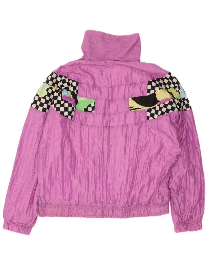 Sergio Tacchini Womens Full Tracksuit IT 44 Medium Purple Colourblock