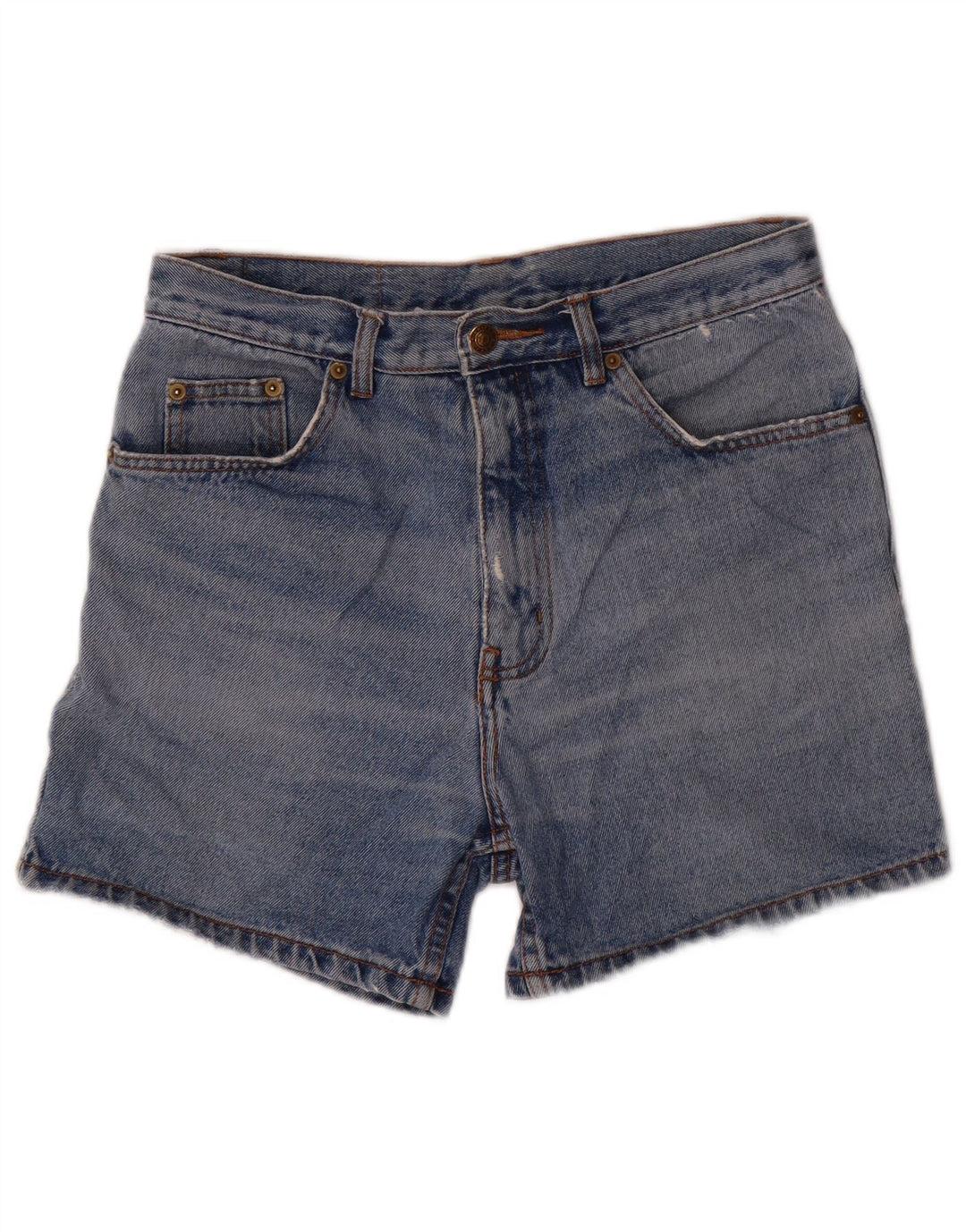 VINTAGE Womens Denim Shorts W31 Medium  Blue Cotton
