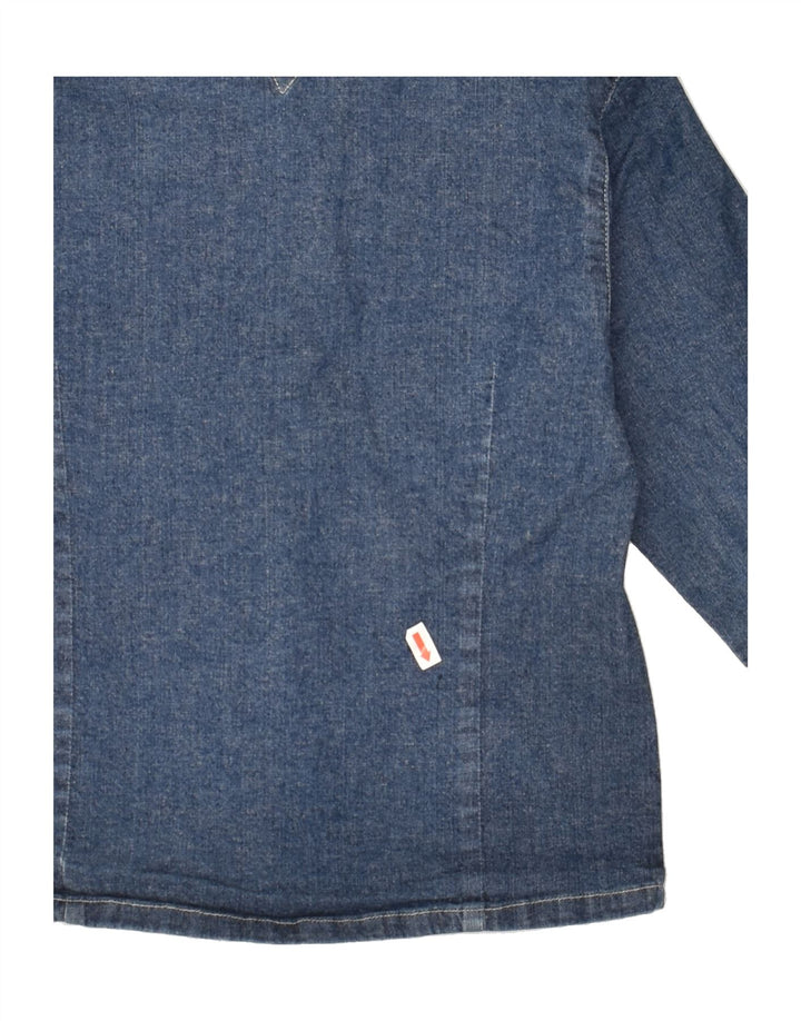 TOMMY HILFIGER Girls Denim Jacket 3-4 Years Medium Navy Blue Cotton | Vintage Tommy Hilfiger | Thrift | Second-Hand Tommy Hilfiger | Used Clothing | Messina Hembry 