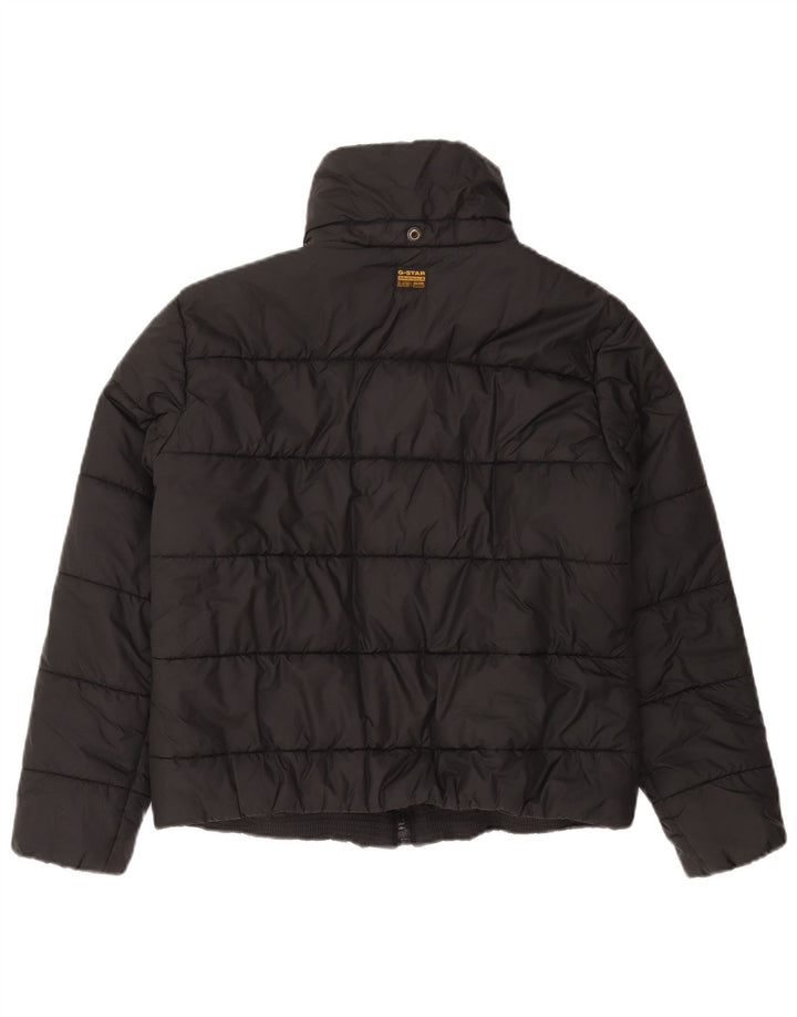 G-Star Womens Padded Jacket UK 16 Large Black Polyester