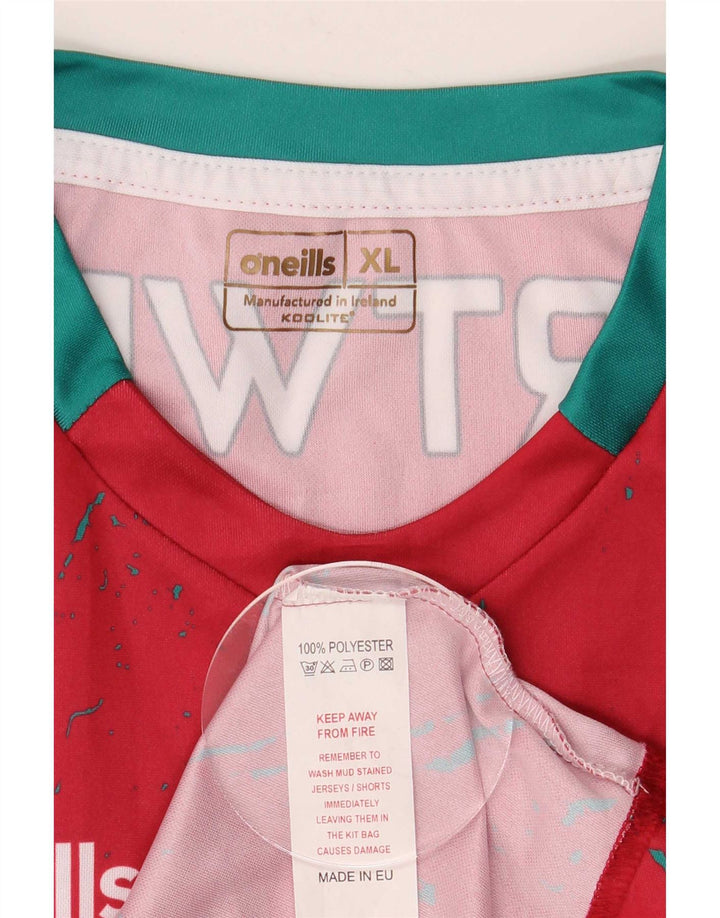 O'Neills Mens Graphic Vest Top XL Red Striped Polyester