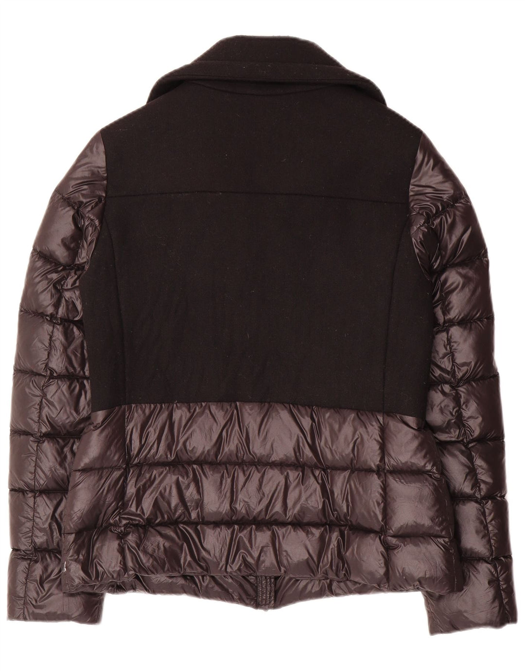 HOX Womens Padded Jacket UK 12 Medium Black Colourblock Polyester