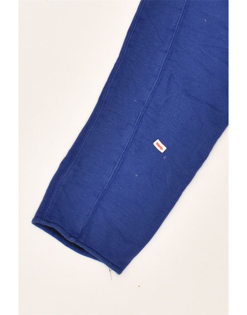 NIKE Womens Tracksuit Trousers Joggers UK 16 Large Navy Blue Cotton | Vintage Nike | Thrift | Second-Hand Nike | Used Clothing | Messina Hembry 