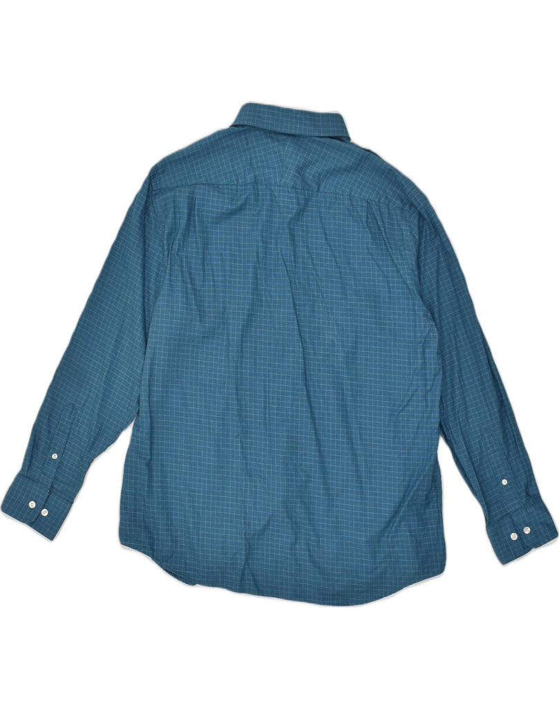 NAUTICA Mens Shirt Size 17 XL Blue Gingham Cotton | Vintage Nautica | Thrift | Second-Hand Nautica | Used Clothing | Messina Hembry 