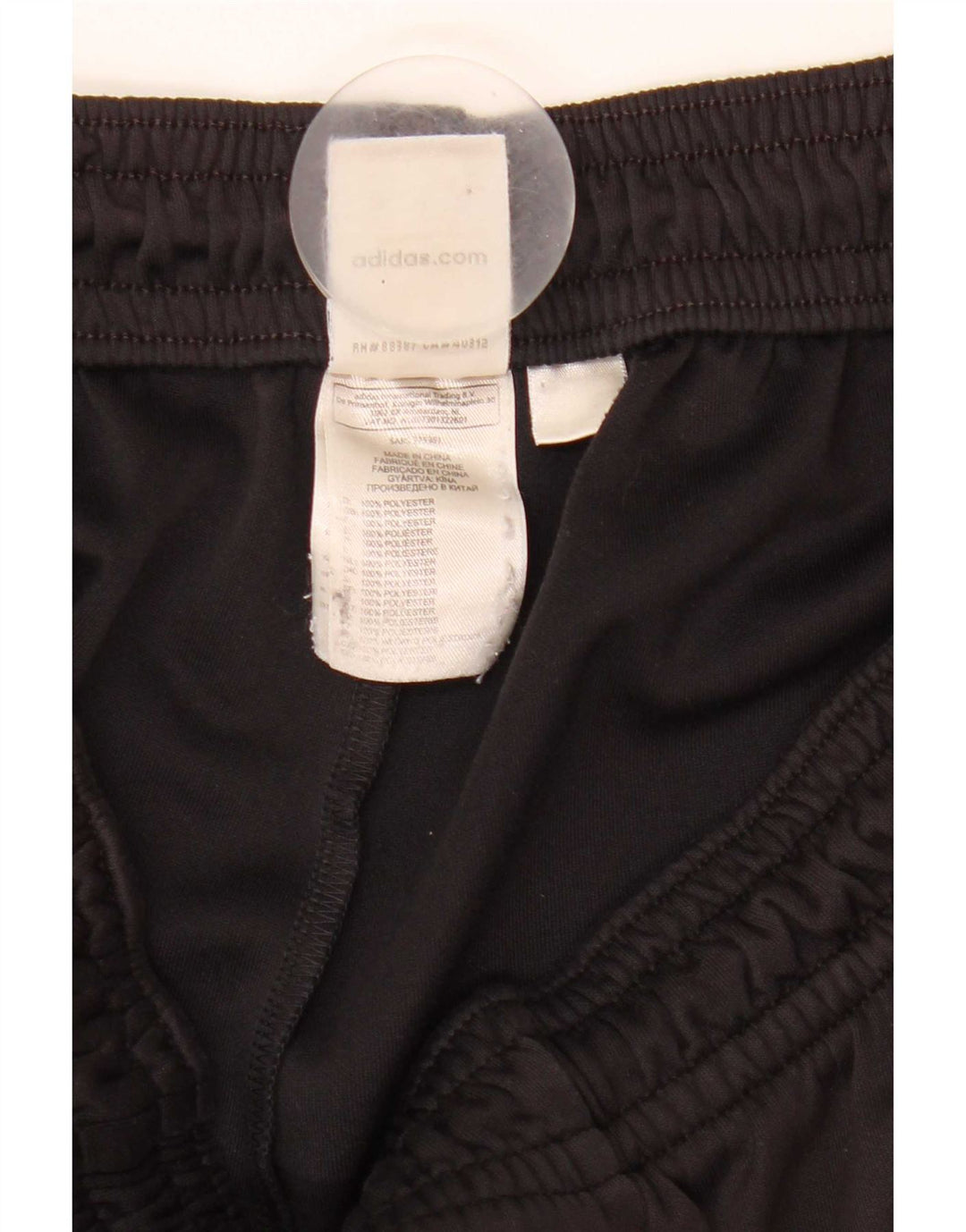 Adidas Mens Climalite Sport Shorts Medium Black Striped Polyester
