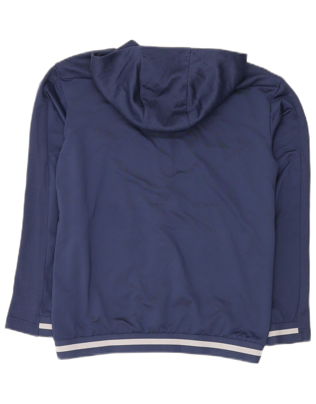 Adidas Boys MESSI Zip Hoodie Sweater 11-12 Years Navy Blue Polyester