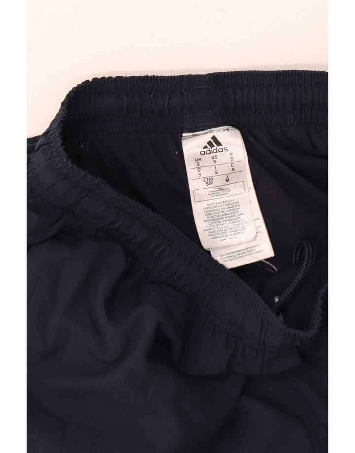 Adidas Mens Tracksuit Trousers Joggers Small Navy Blue Polyester