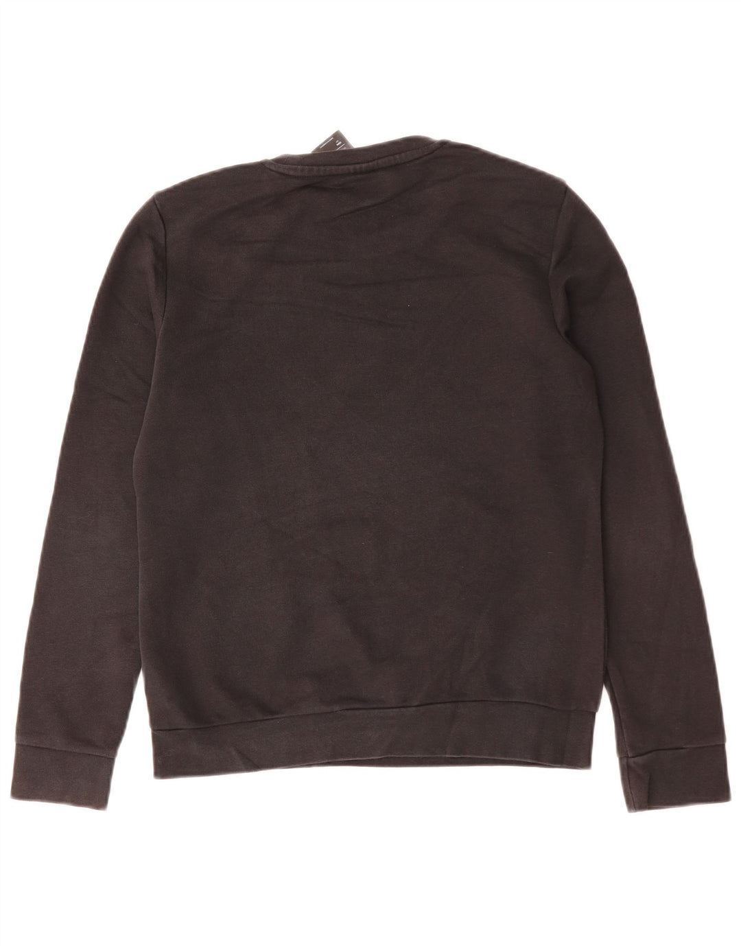 ADIDAS Womens Graphic Sweatshirt Jumper UK 8/10 Small Black Cotton