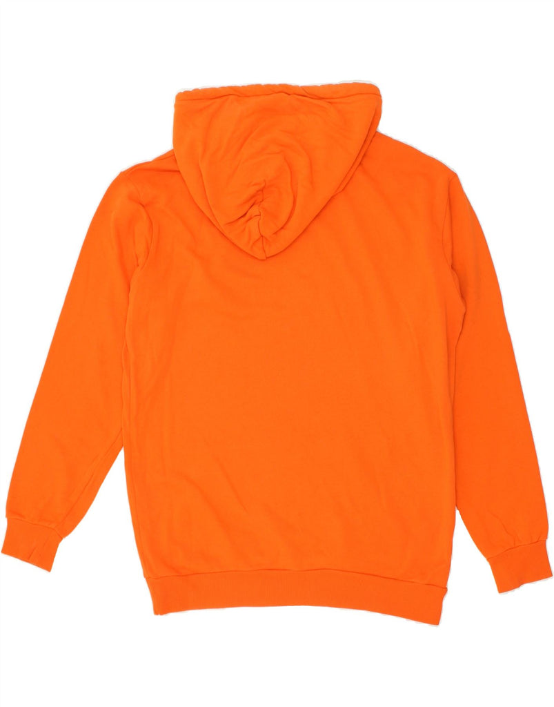 VINTAGE Mens Graphic Hoodie Jumper Large Orange Cotton | Vintage Vintage | Thrift | Second-Hand Vintage | Used Clothing | Messina Hembry 