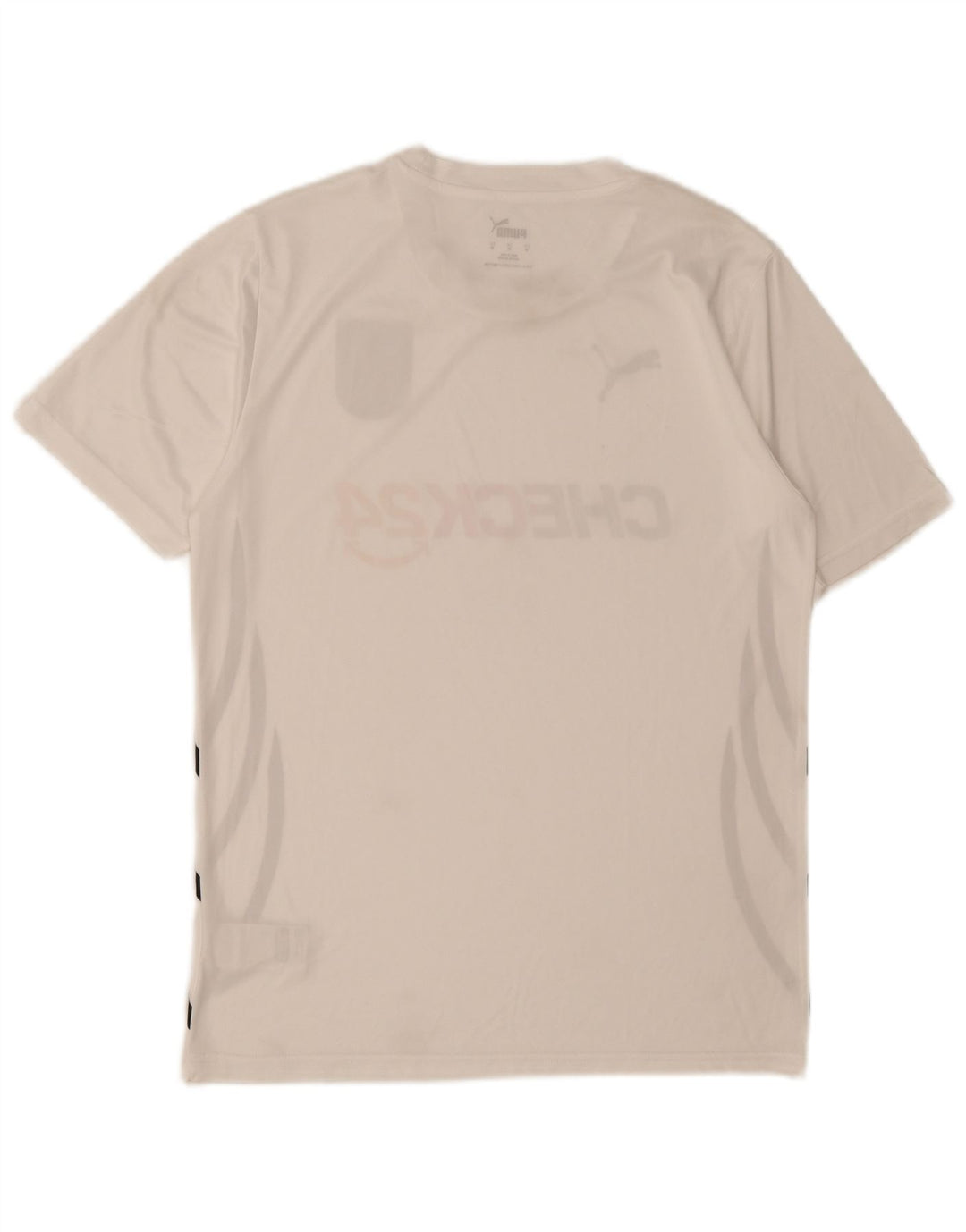 Puma Mens Deutshland Graphic T-Shirt Top Medium White Polyester Sports
