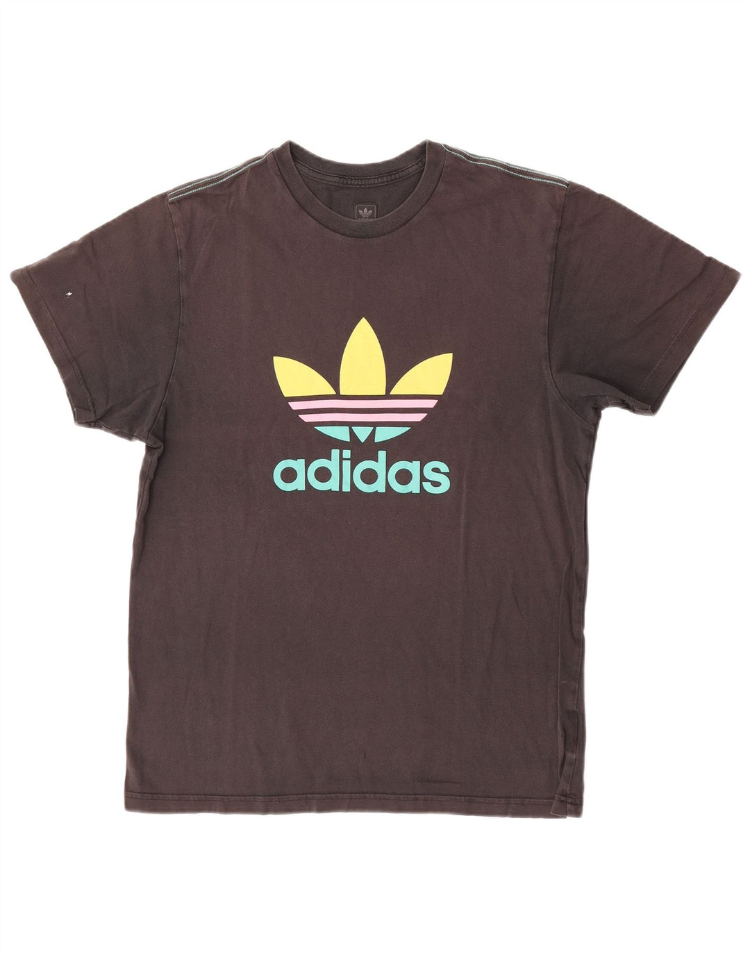Adidas Mens Graphic T-Shirt Top Medium Black