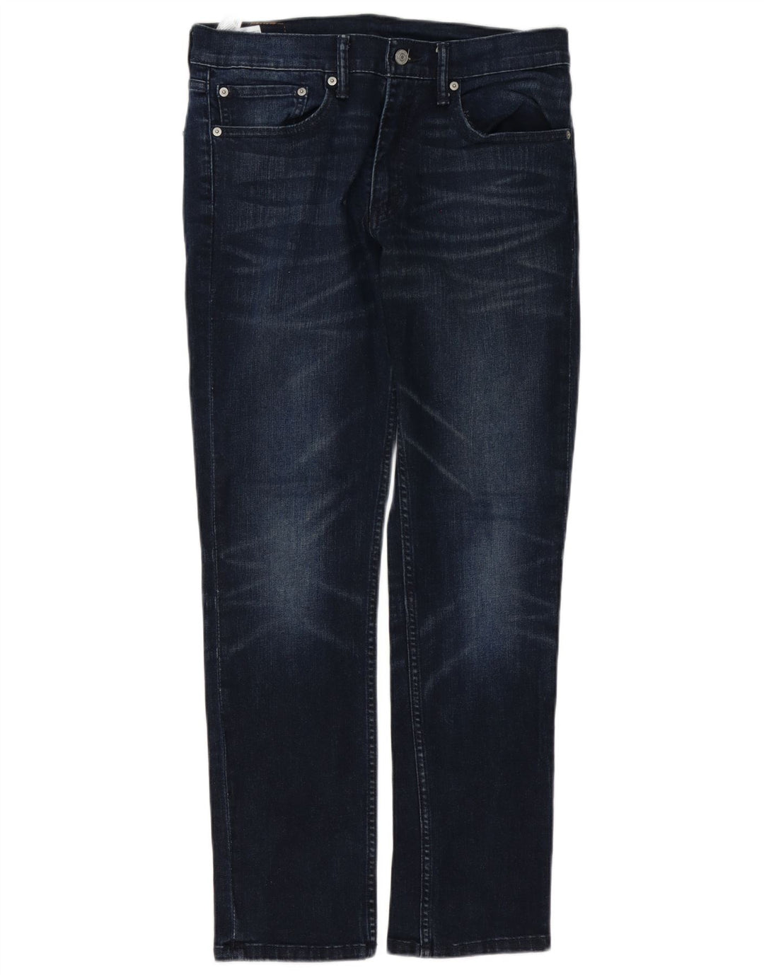 Levi's Mens 511 Tapered Slim Jeans W34 L32 Navy Blue Cotton