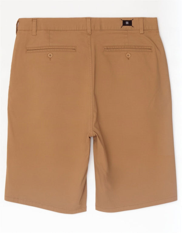 DC Mens Chino Shorts W36 Large Beige Cotton