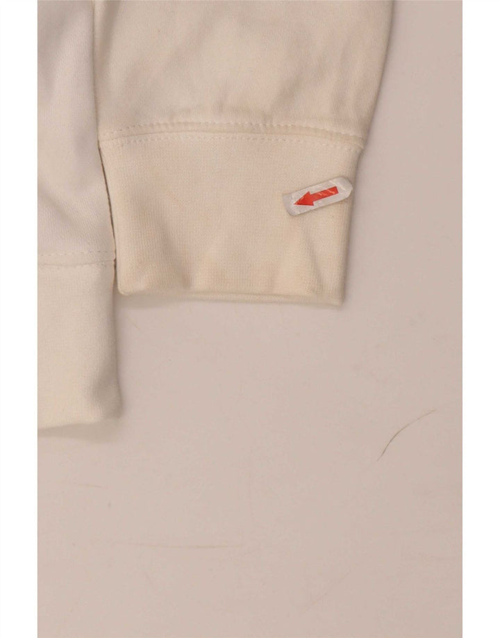 Nike Mens Graphic Sweatshirt Jumper Large White Cotton
