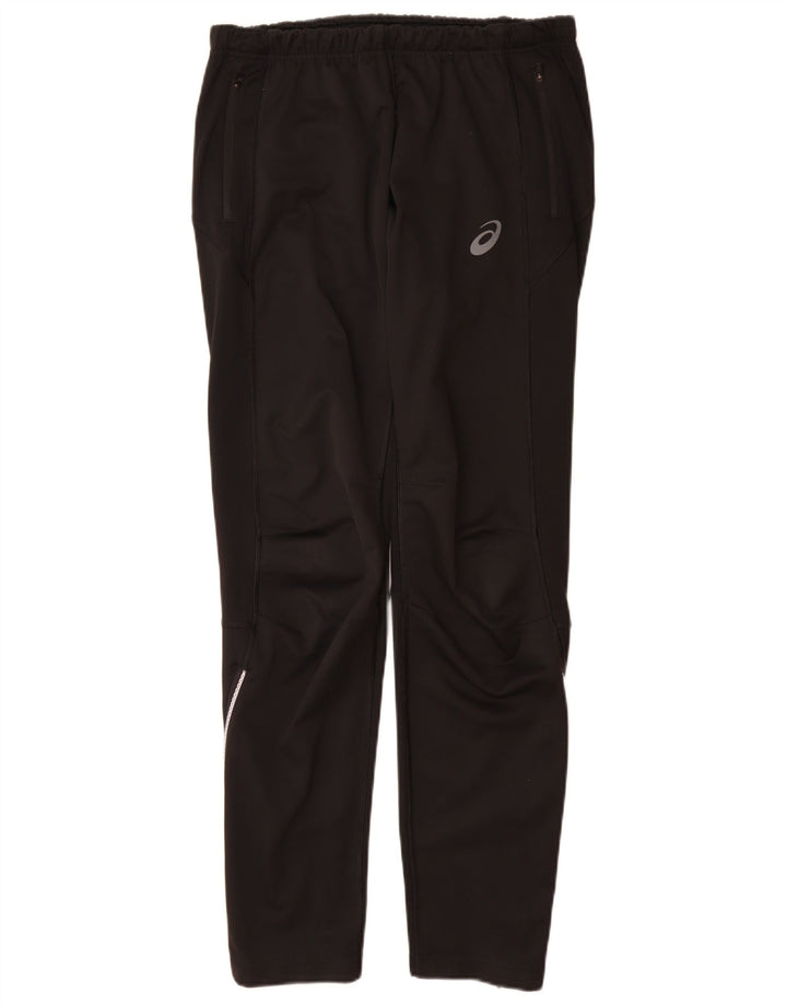 Asics Mens Tracksuit Trousers Medium  Black Polyester