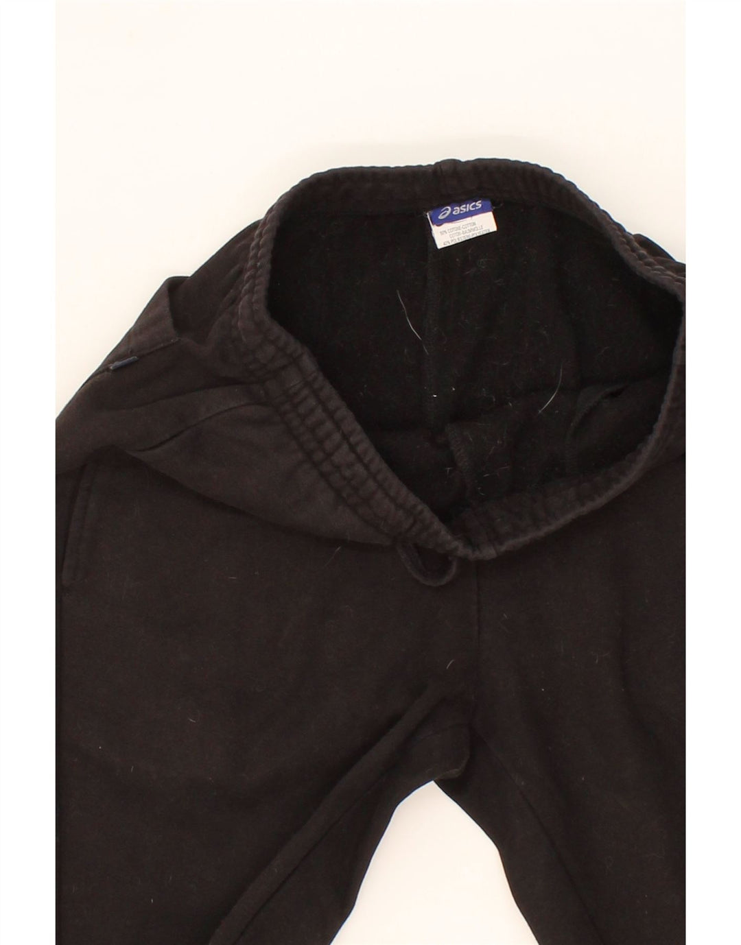 ASICS Mens Tracksuit Trousers Small Black Cotton Vintage Asics and Second-Hand Asics from Messina Hembry 