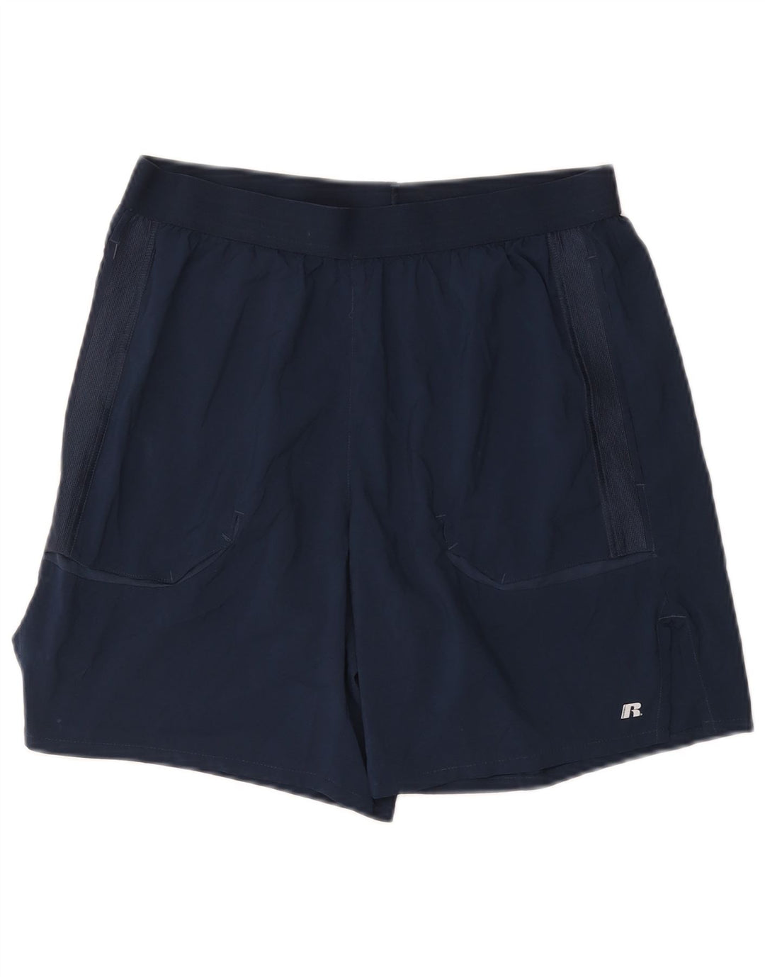 RUSSELL ATHLETIC Mens Dri-Power Sport Shorts Medium Navy Blue
