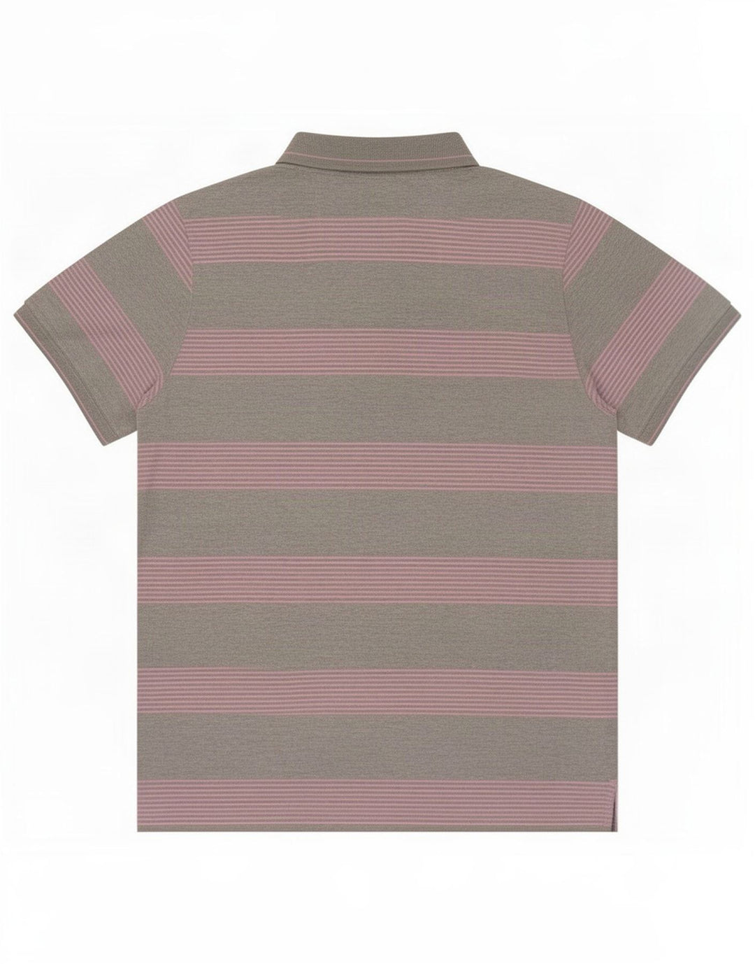 Champion Mens Polo Shirt Medium Grey Striped