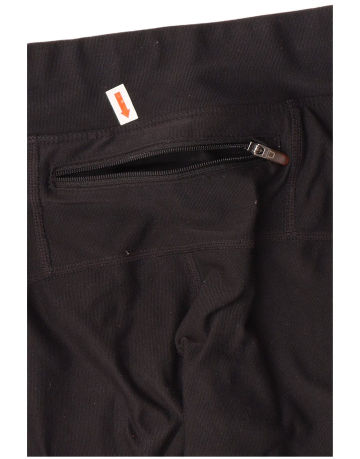 NIKE Womens Leggings UK 10 Small  Black Polyester