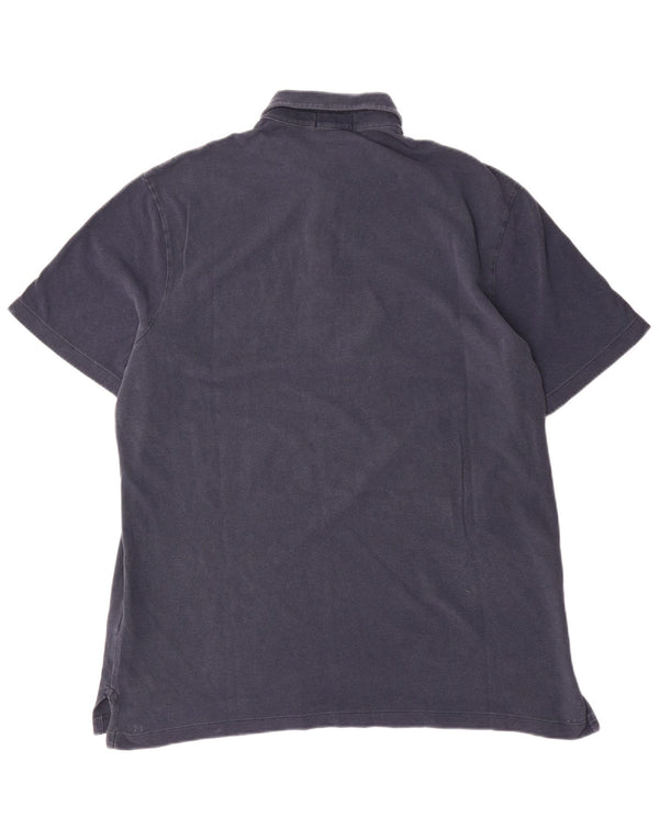 Polo Ralph Lauren Mens Polo Shirt Large Navy Blue Cotton