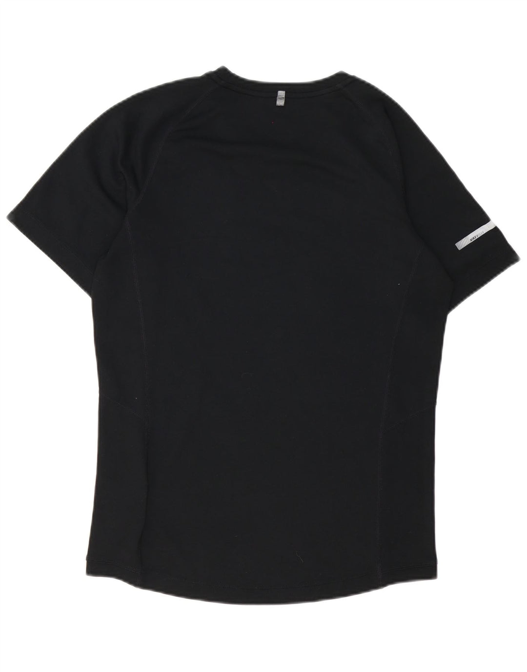 NIKE Mens Dri Fit T-Shirt Top Small Black Polyester