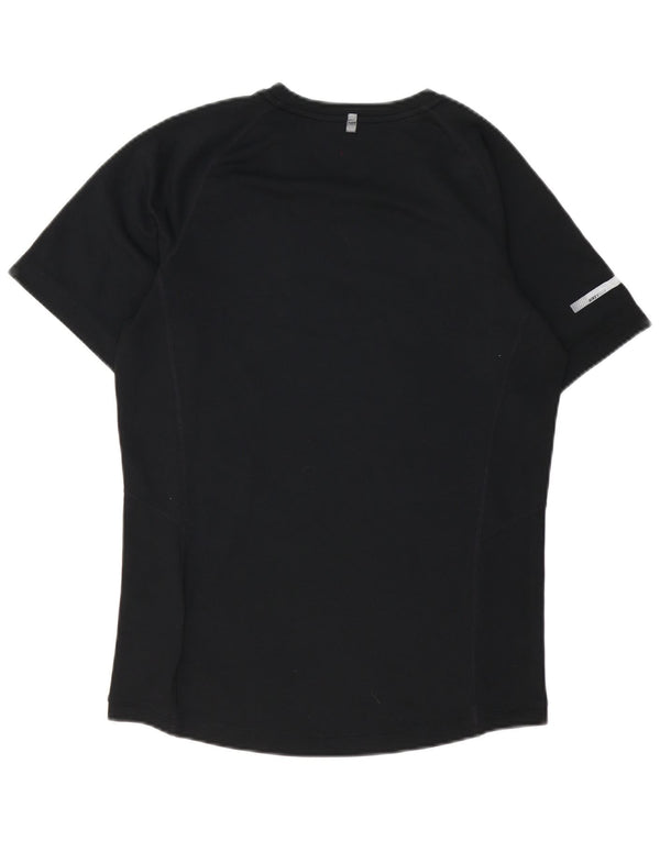 NIKE Mens Dri Fit T-Shirt Top Small Black Polyester