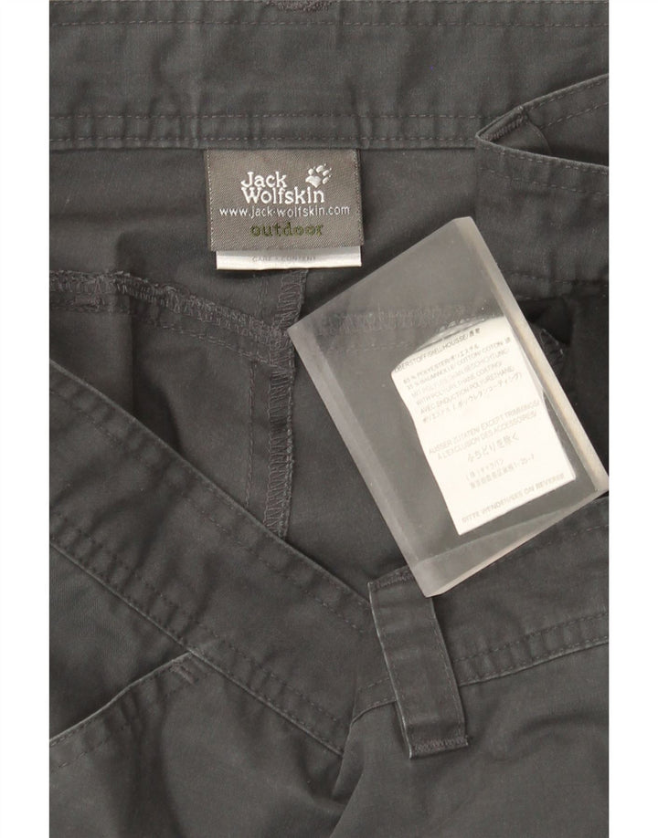 Jack Wolfskin Mens Hiking Cargo Trousers W38 L35 Grey Polyester