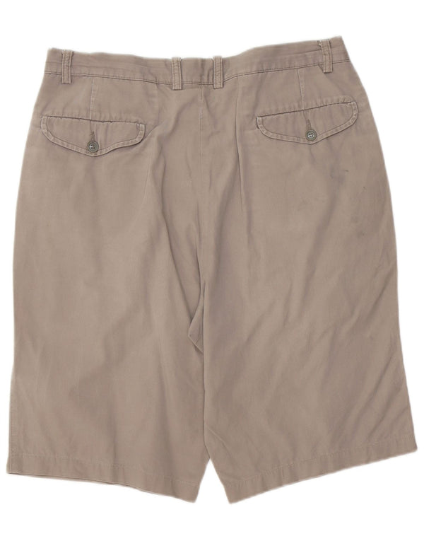 CARRERA Mens Pegged Chino Shorts W36 Large Grey Cotton
