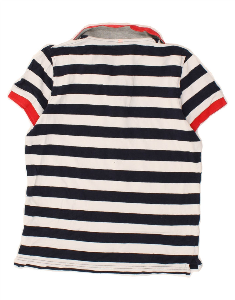 SUN68 Boys Polo Shirt 7-8 Years Black Striped Cotton | Vintage Sun68 | Thrift | Second-Hand Sun68 | Used Clothing | Messina Hembry 